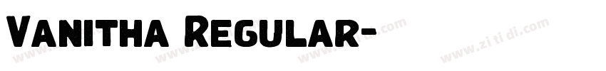 Vanitha Regular字体转换